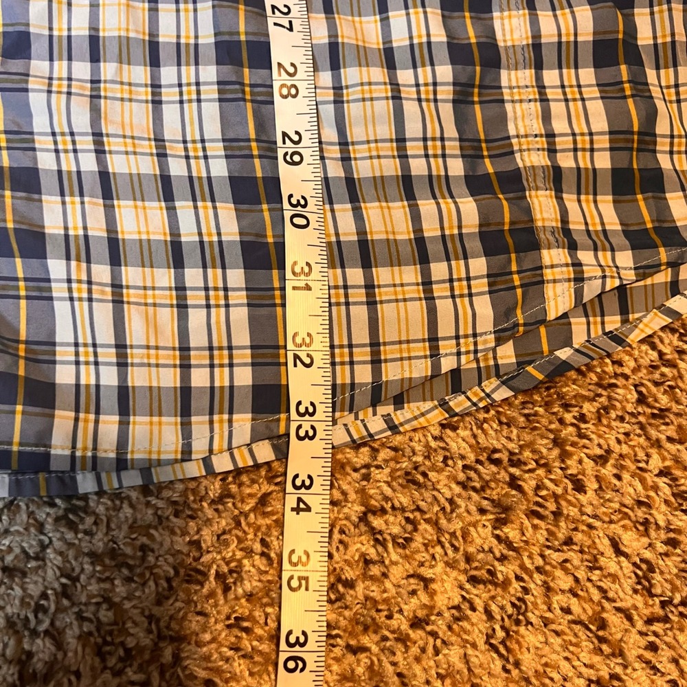 Duluth Trading Co. Plaid Button Up Shirt Hidden Pockets Vented Back 2XL - Picture 7 of 9